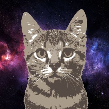 space_cat_by_binary_ink-d8li5er.png Cuento de ciencia ficción: "Viaje a un millón de crepúsculos" por Mauricio del Castillo