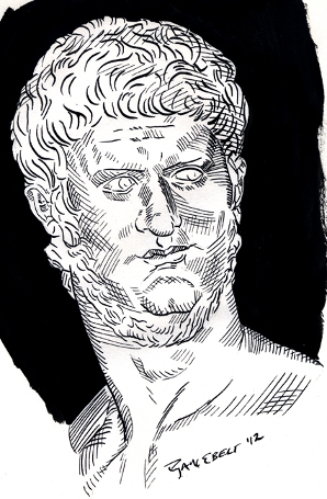 "Nero Claudius Caesar Drusus Germanicu" por killdjango76 en Deviantart.com. Licencia Creative Commons Attribution-Noncommercial-No Derivative Works 3.0